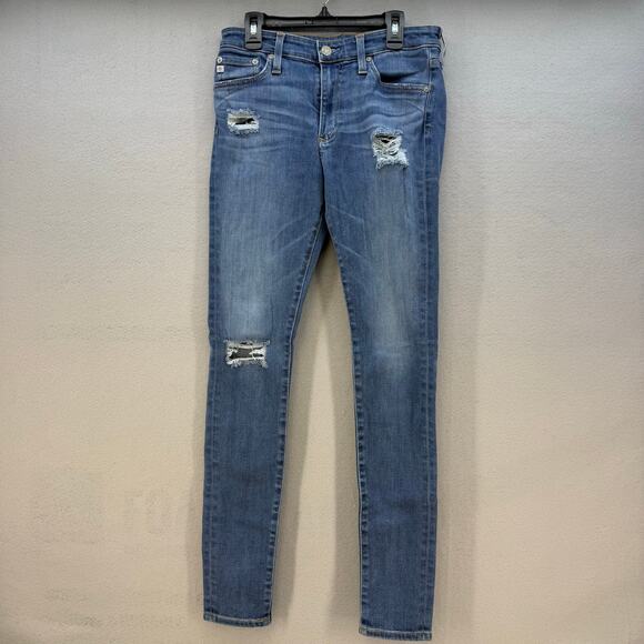 Adriano Goldschmied Denim - AG-ED Denim Jeans Women's 26R The Farrah Skinny Blue Adriano Goldschmied Preppy